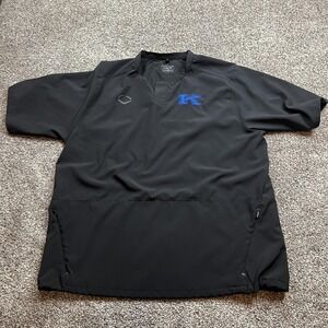 Kentucky Wildcats‎ Shirt Mens Large Black Short Sleeve Pullover Baseball